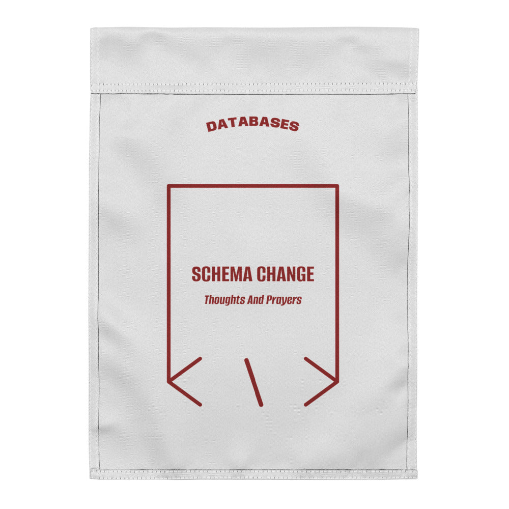 Schema Change — White Brown back mockup