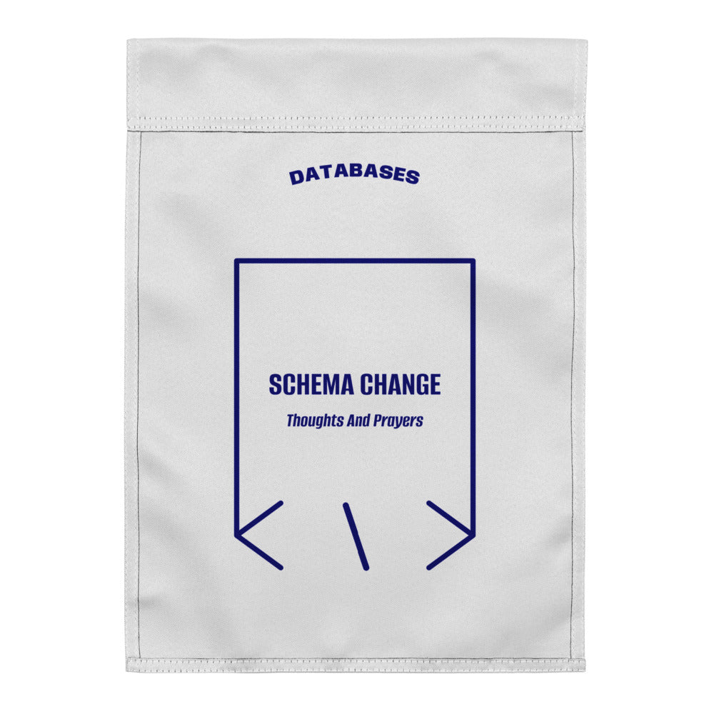 Schema Change — White Navy back mockup
