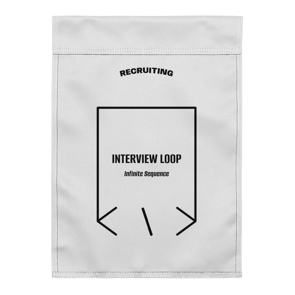 Interview Loop — White Black back mockup