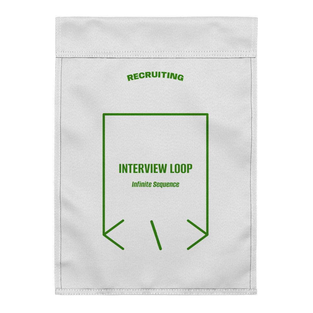 Interview Loop — White Green back mockup