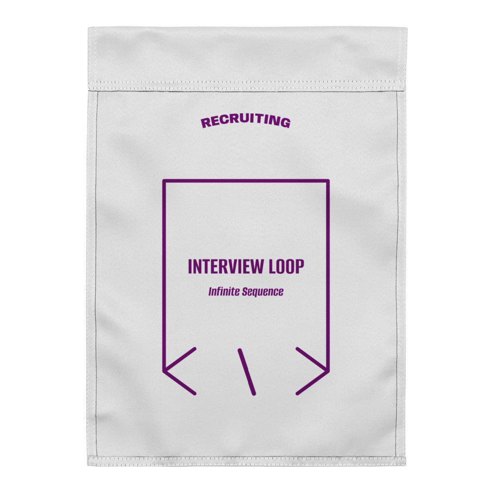 Interview Loop — White Purple back mockup