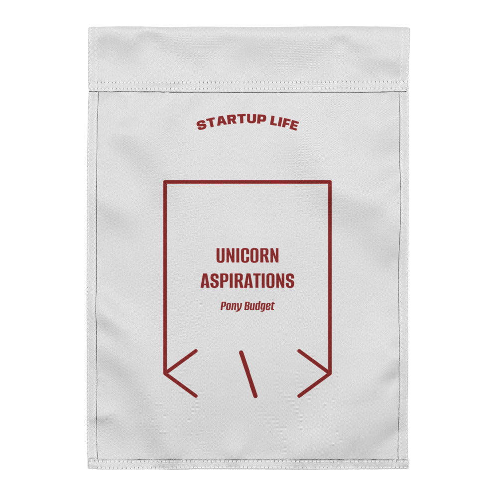 Unicorn Aspirations — White Brown back mockup