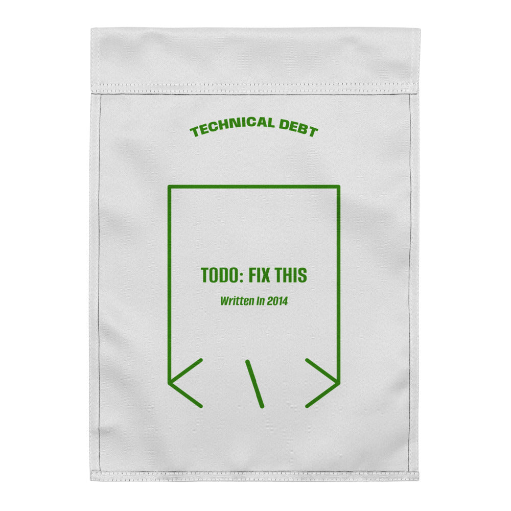 TODO: Fix This — White Green back mockup