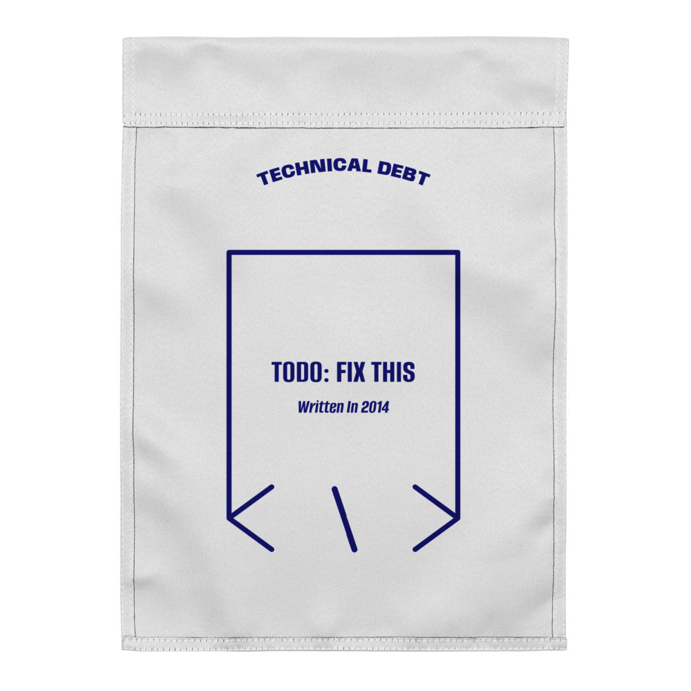 TODO: Fix This — White Navy back mockup