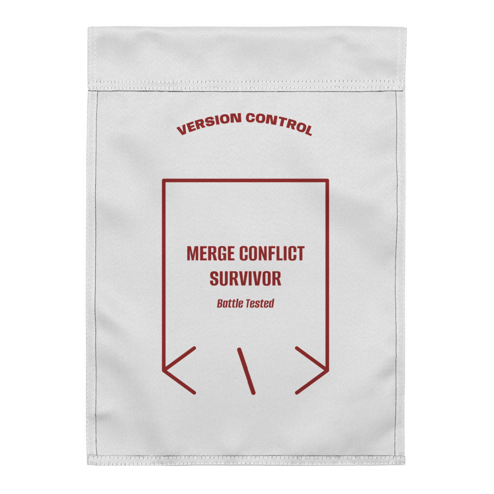 Merge Conflict Survivor — White Brown back mockup