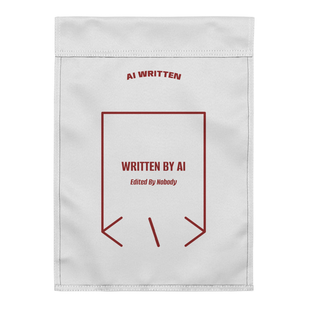 Written By AI — White Brown back mockup