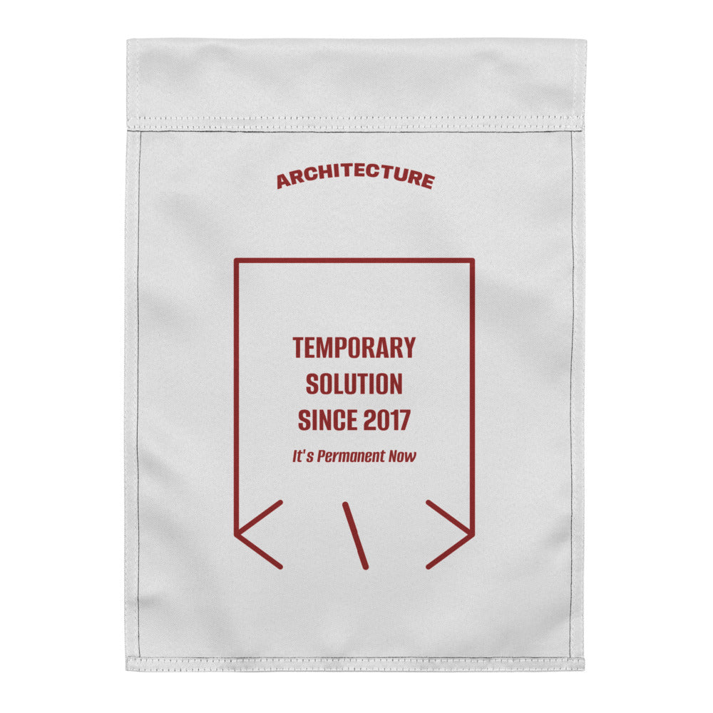 Temporary Solution Since 2017 — secondary back mockup