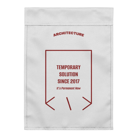 Temporary Solution Since 2017 — secondary back mockup