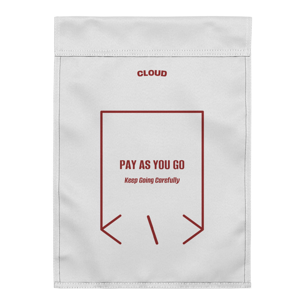 Pay As You Go — White Brown back mockup