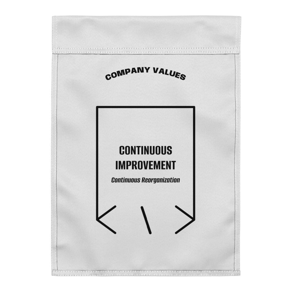 Continuous Improvement — secondary back mockup