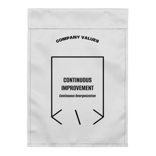 Continuous Improvement — secondary back mockup