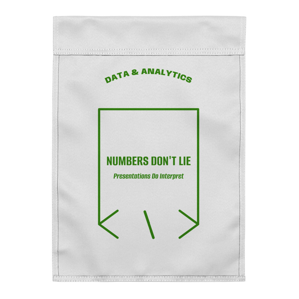 Numbers Don't Lie — White Green back mockup