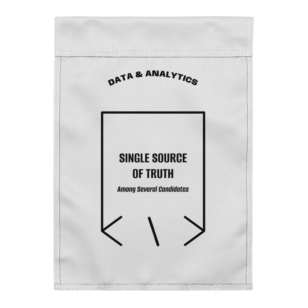 Single Source Of Truth — White Black back mockup