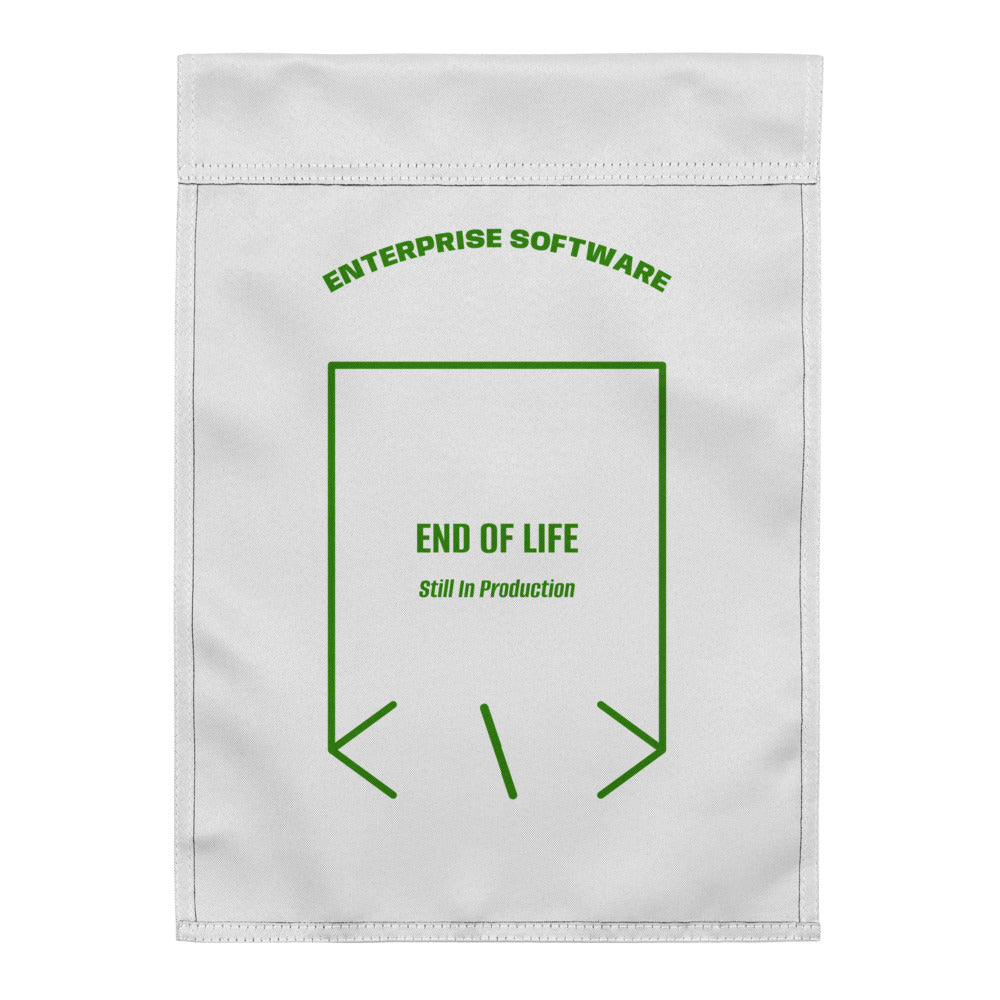 End Of Life — White Green back mockup
