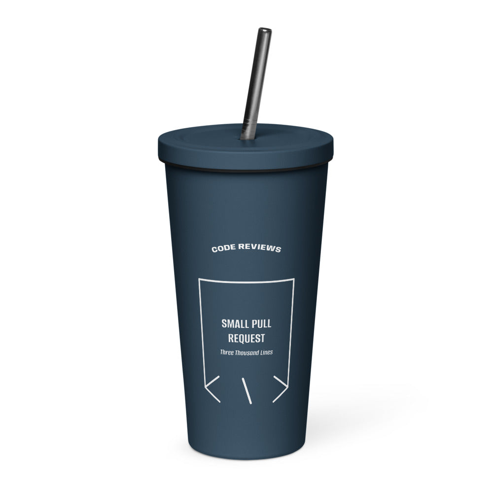 Small Pull Request — Navy White back mockup (20 oz)