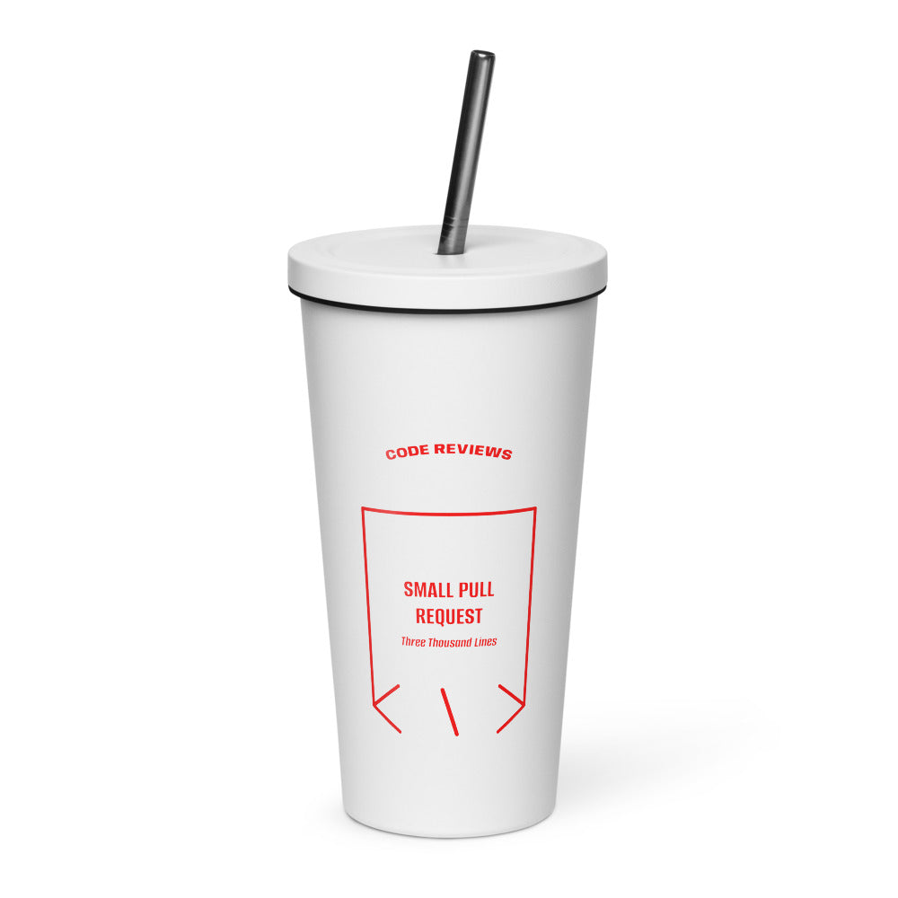 Small Pull Request — White Red back mockup (20 oz)