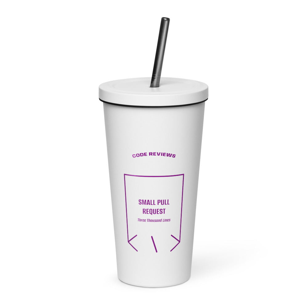 Small Pull Request — White Purple back mockup (20 oz)