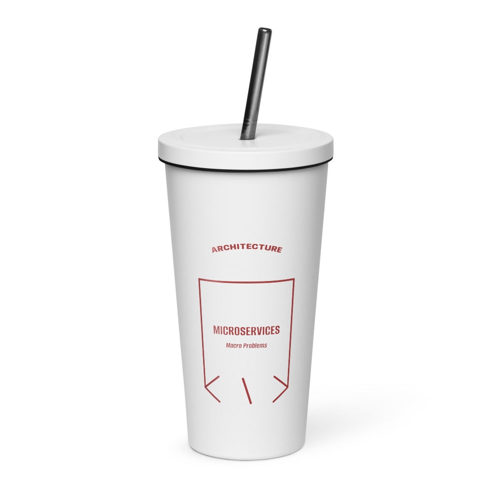 Microservices — White Brown back mockup (20 oz)