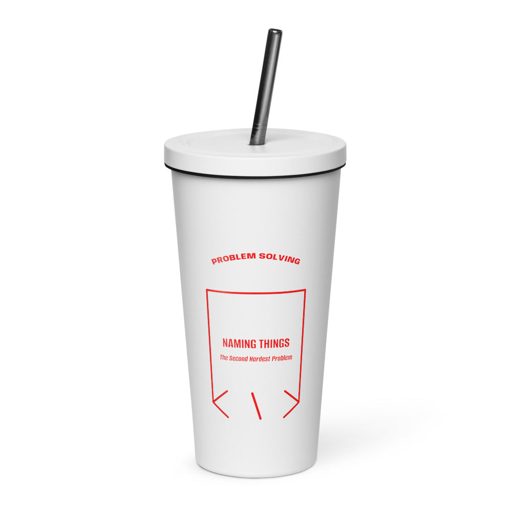 Naming Things — White Red back mockup (20 oz)