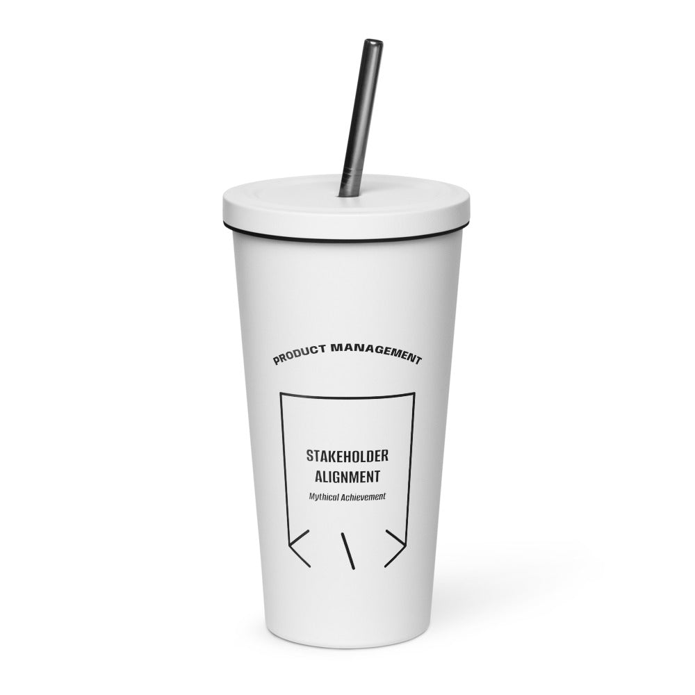 Stakeholder Alignment — White Black back mockup (20 oz)