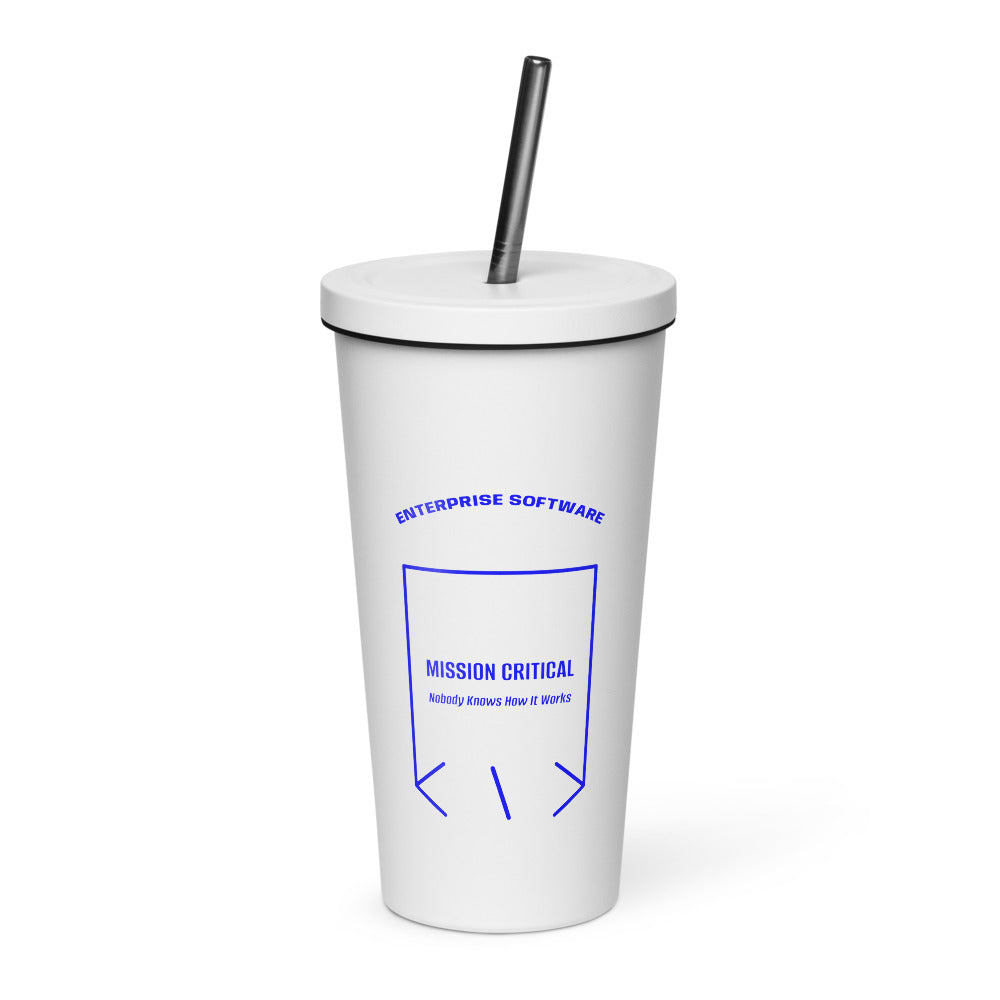 Mission Critical — White Blue back mockup (20 oz)