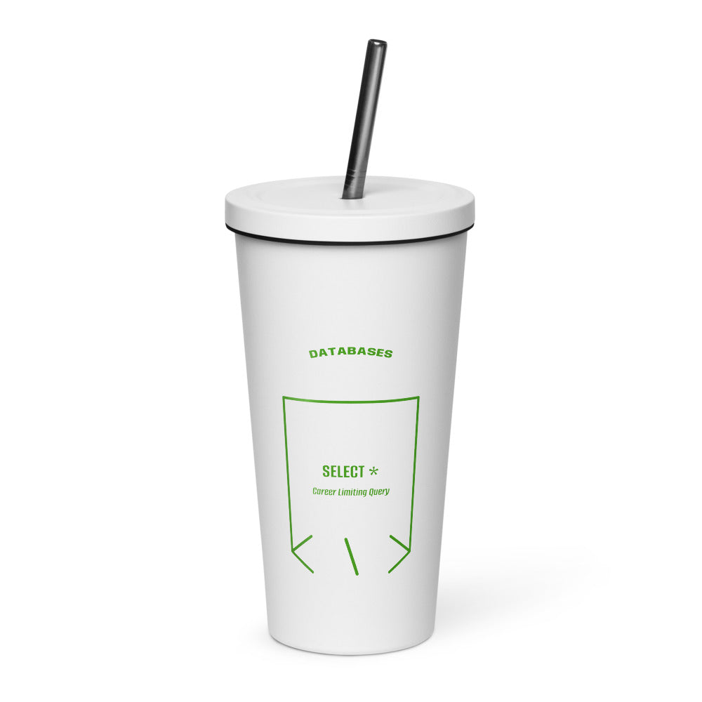 SELECT * — White Green back mockup (20 oz)