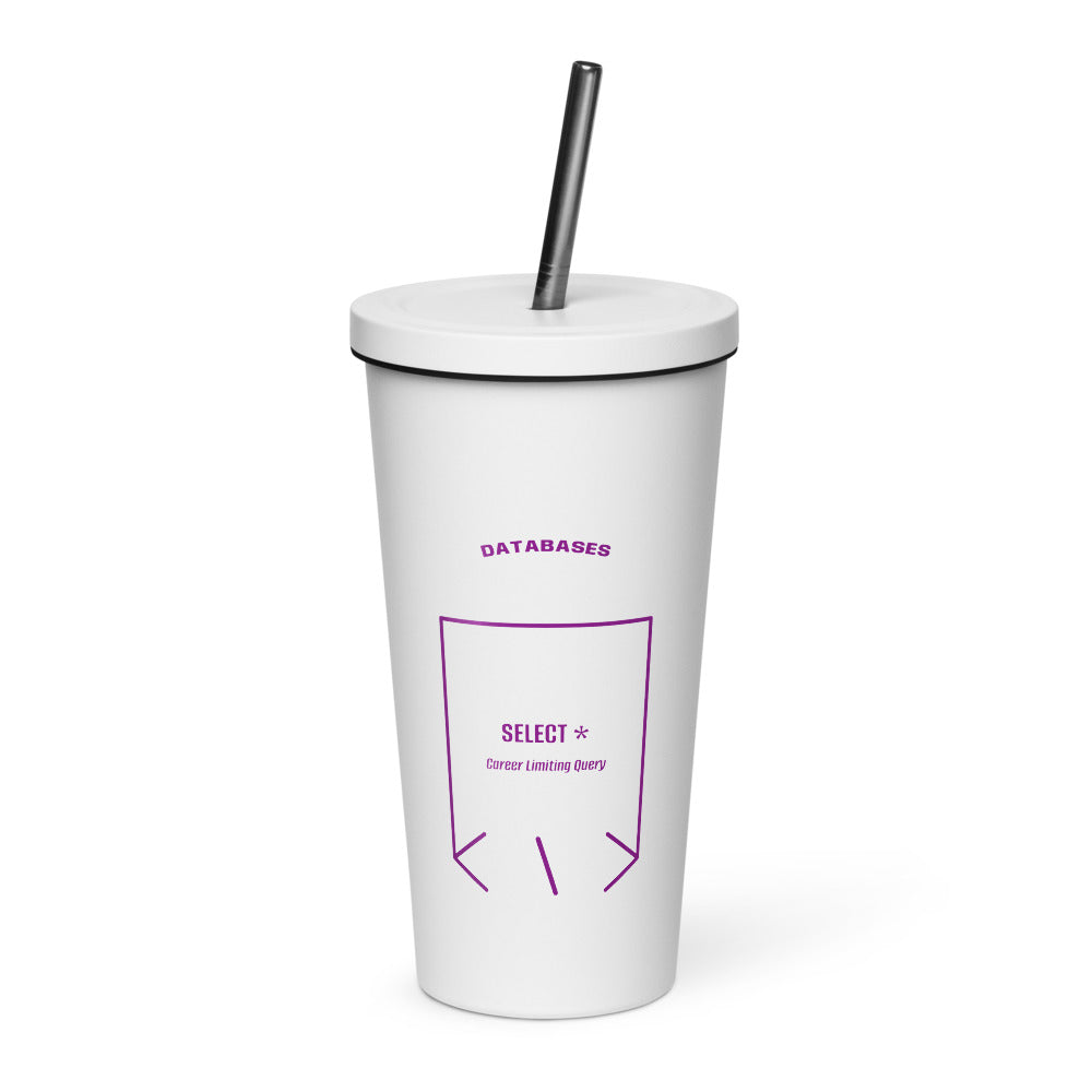SELECT * — White Purple back mockup (20 oz)