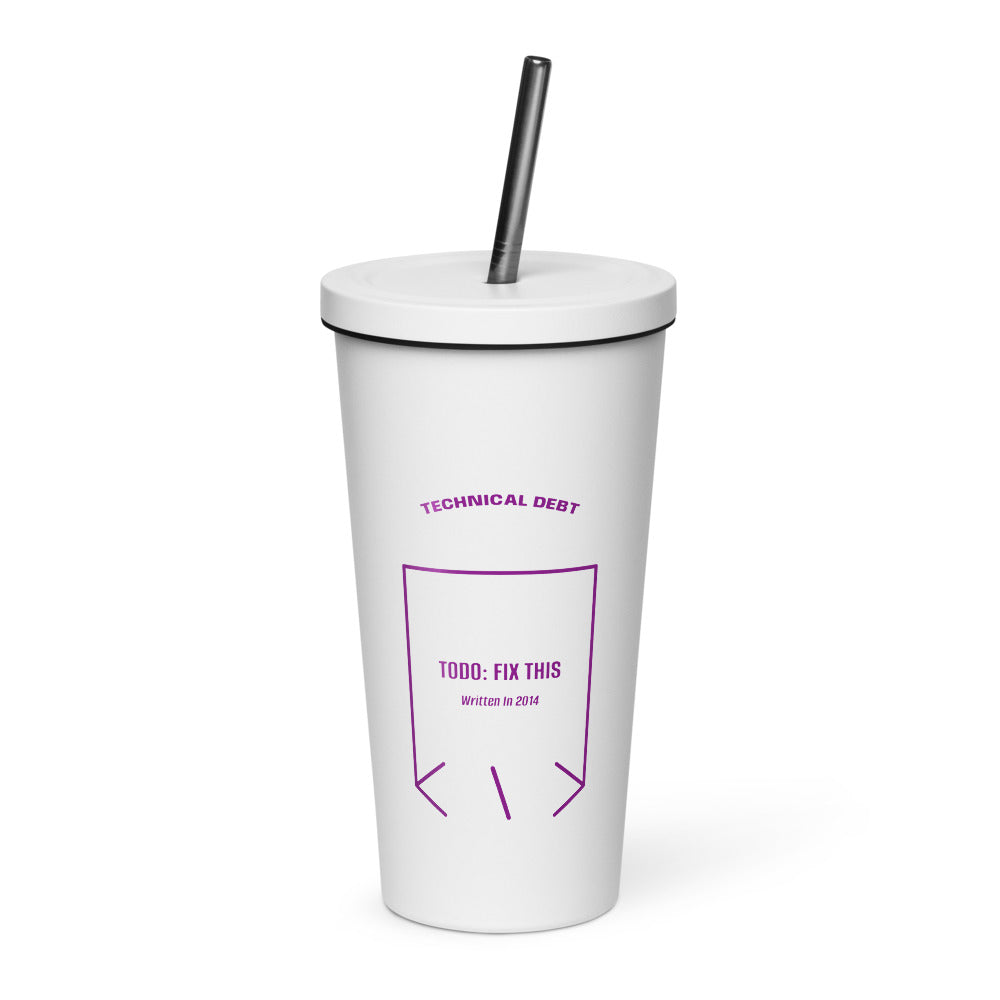 TODO: Fix This — White Purple back mockup (20 oz)