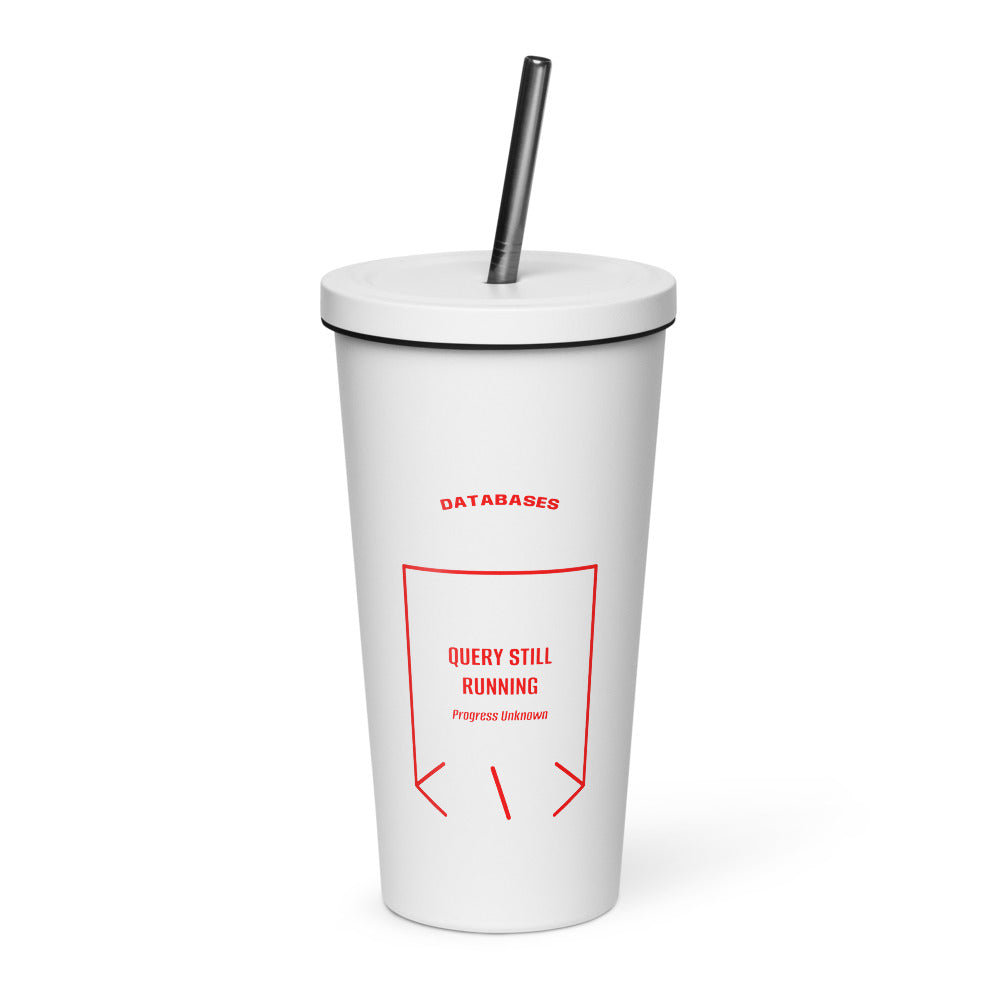 Query Still Running — White Red back mockup (20 oz)