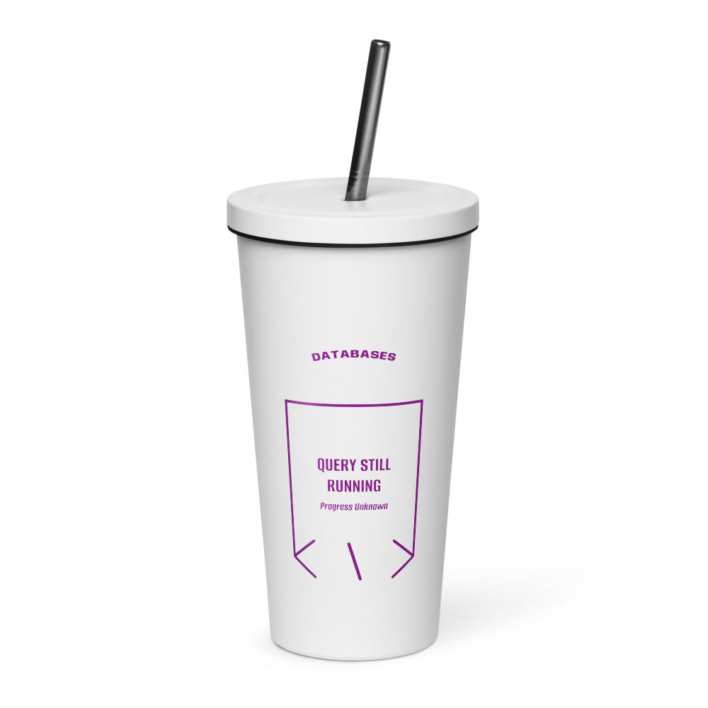 Query Still Running — White Purple back mockup (20 oz)