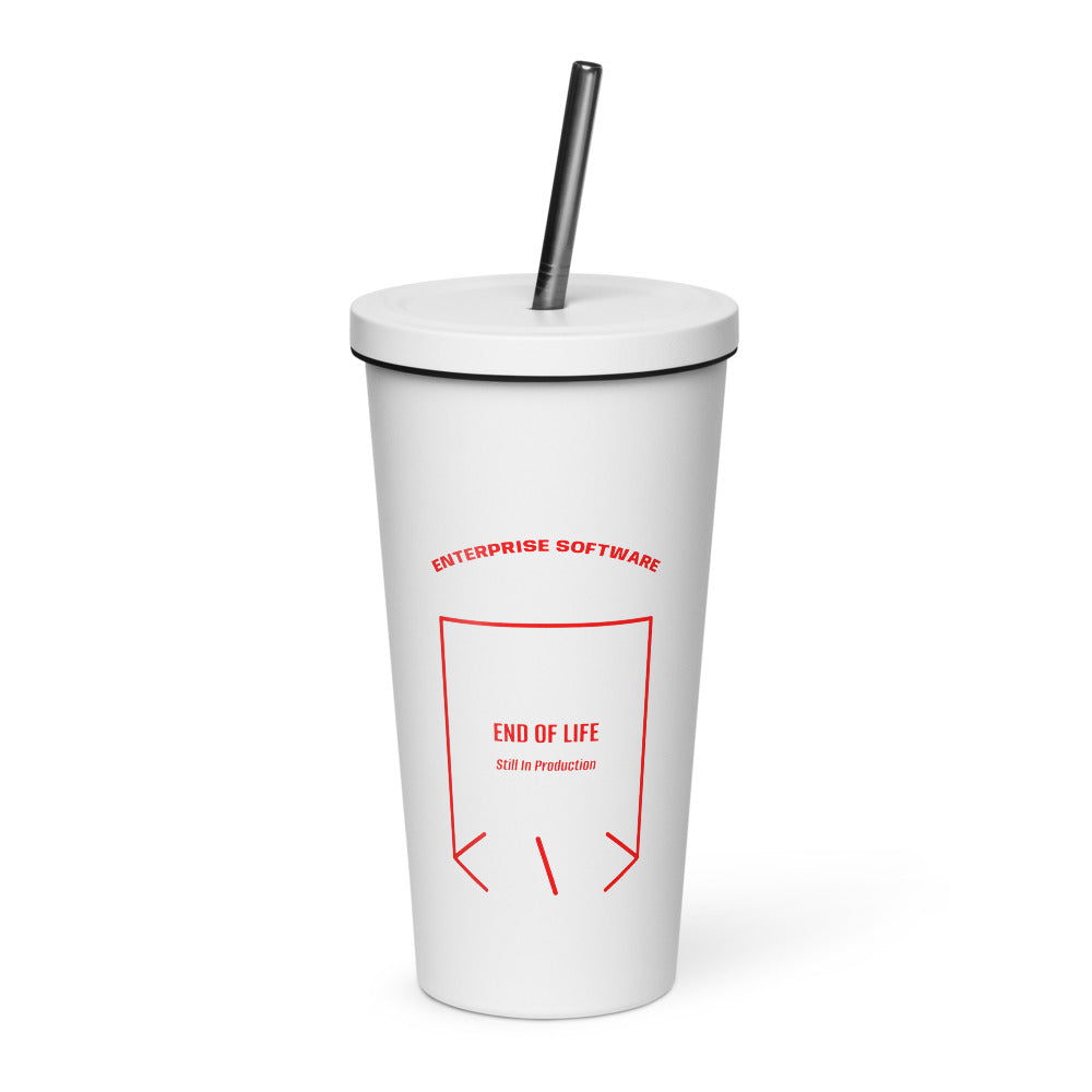 End Of Life — White Red back mockup (20 oz)