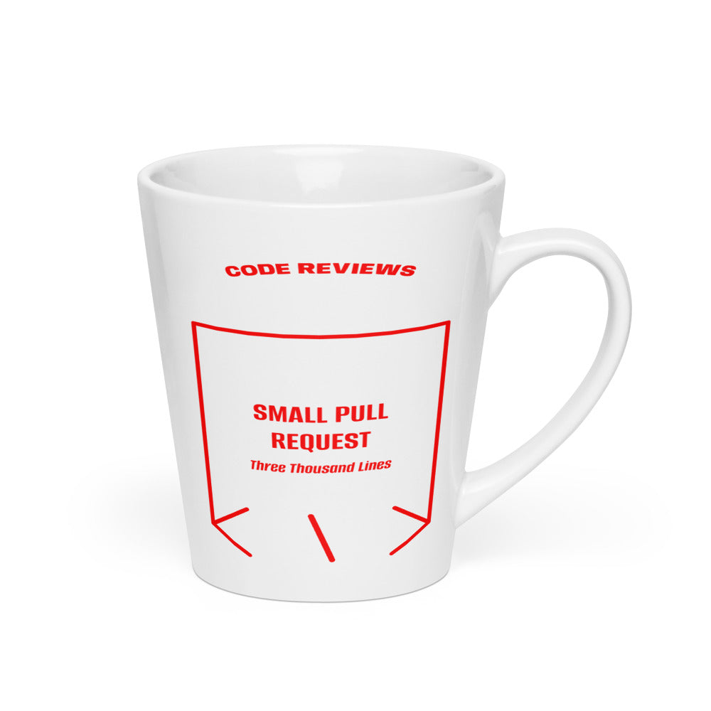 Small Pull Request — White Red back mockup (12 oz)