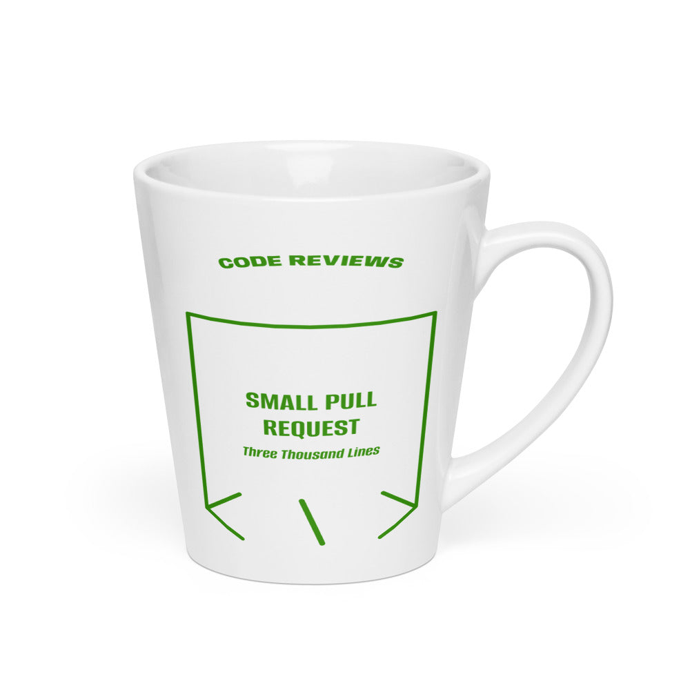 Small Pull Request — White Green back mockup (12 oz)