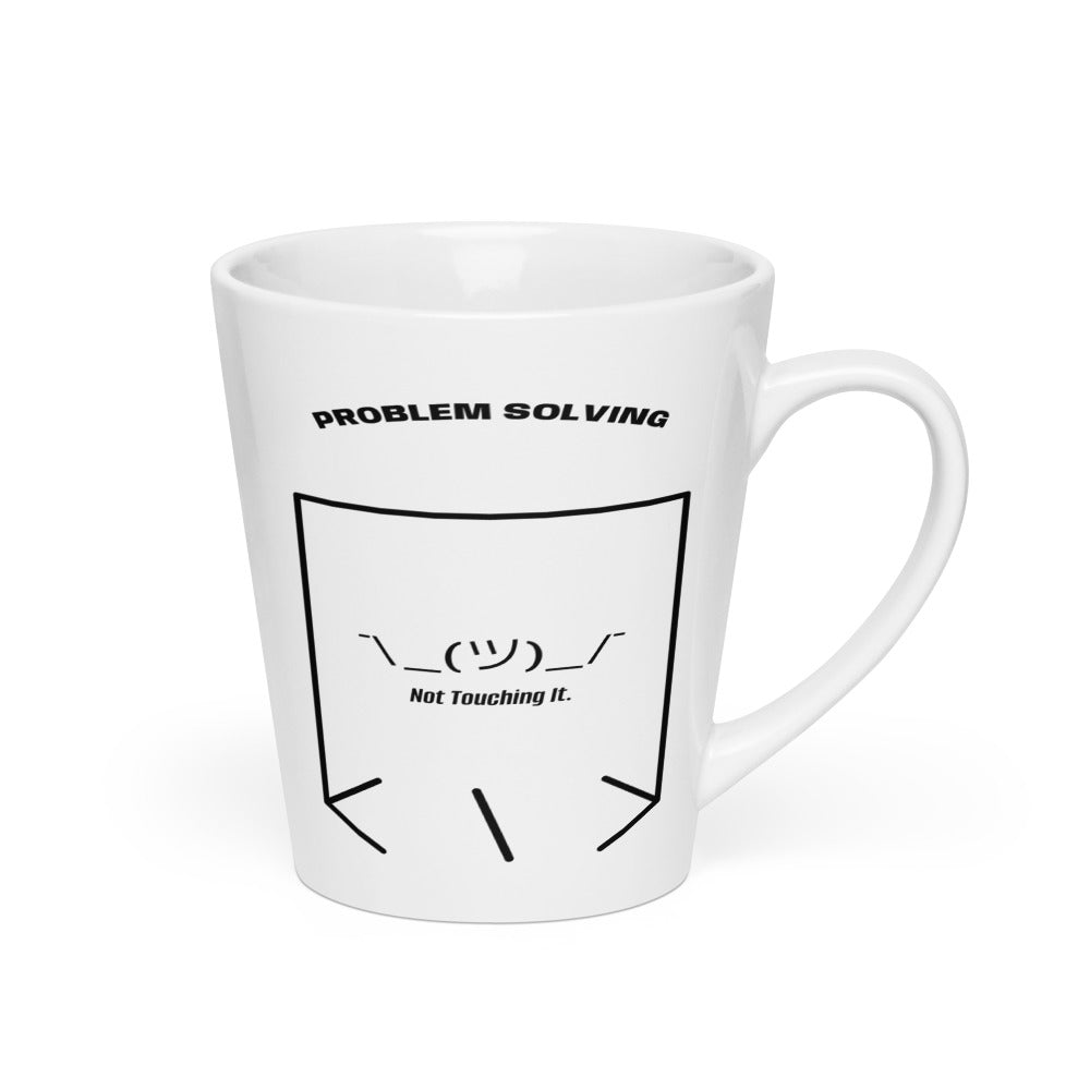 ¯\_(ツ)_/¯ — White Black back mockup (12 oz)