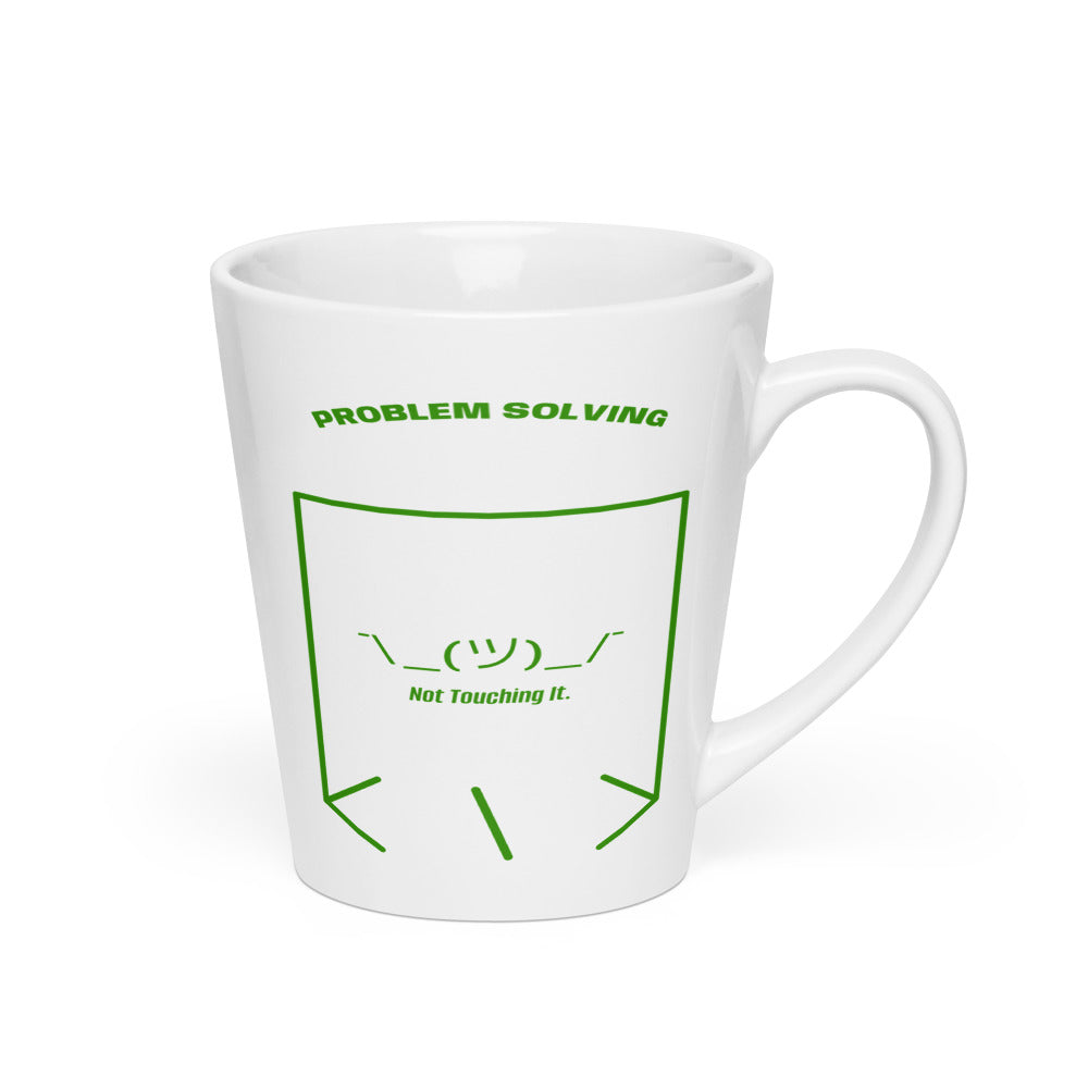 ¯\_(ツ)_/¯ — White Green back mockup (12 oz)