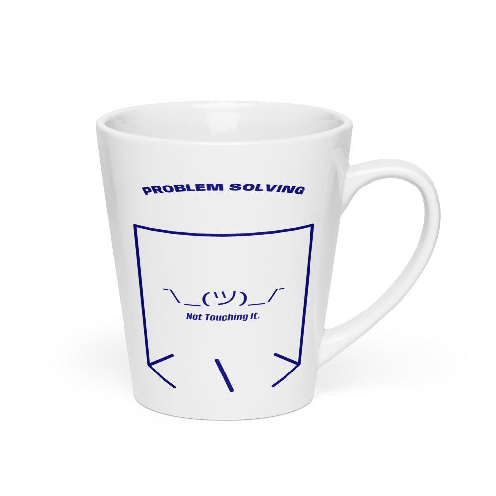 ¯\_(ツ)_/¯ — White Navy back mockup (12 oz)