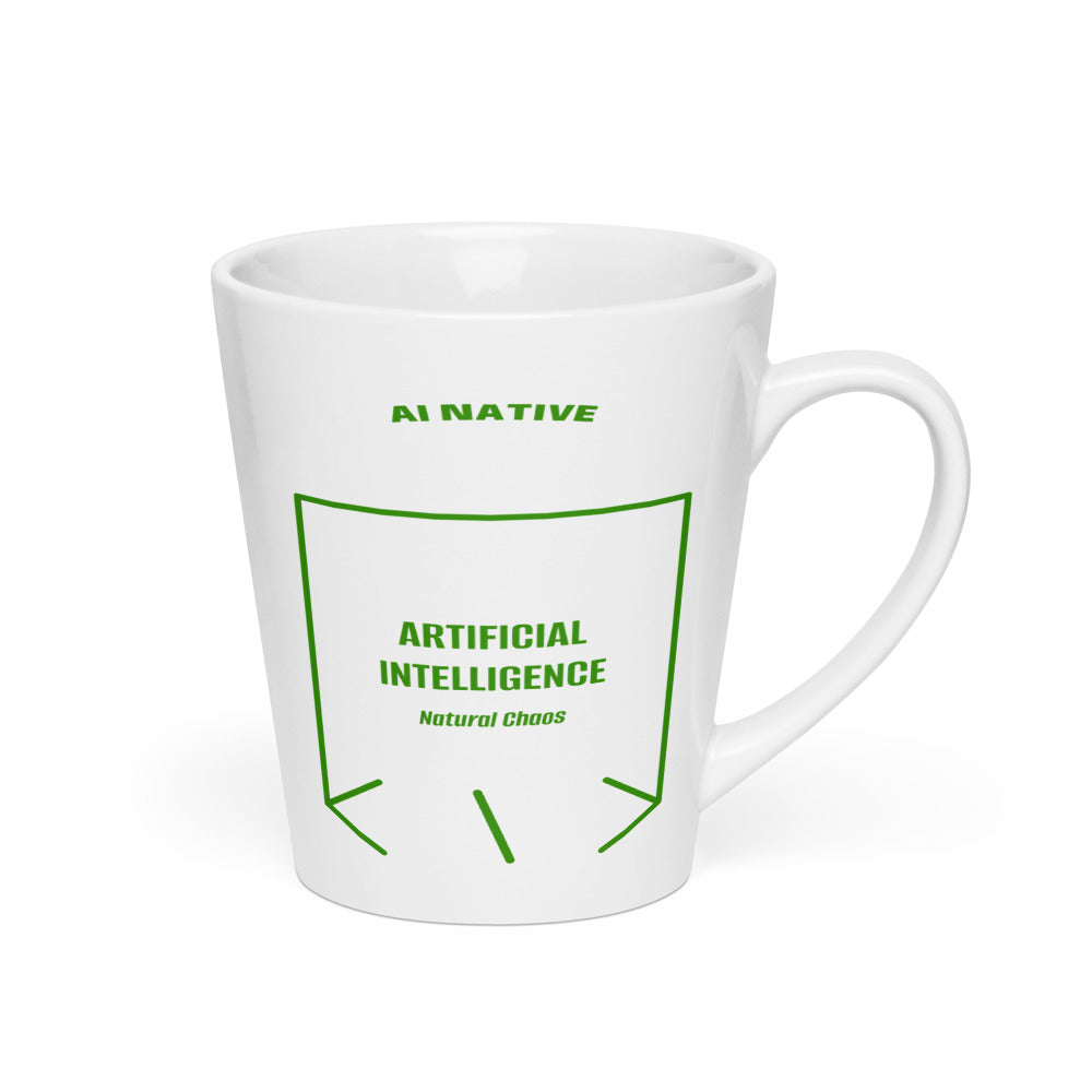 Artificial Intelligence — White Green back mockup (12 oz)