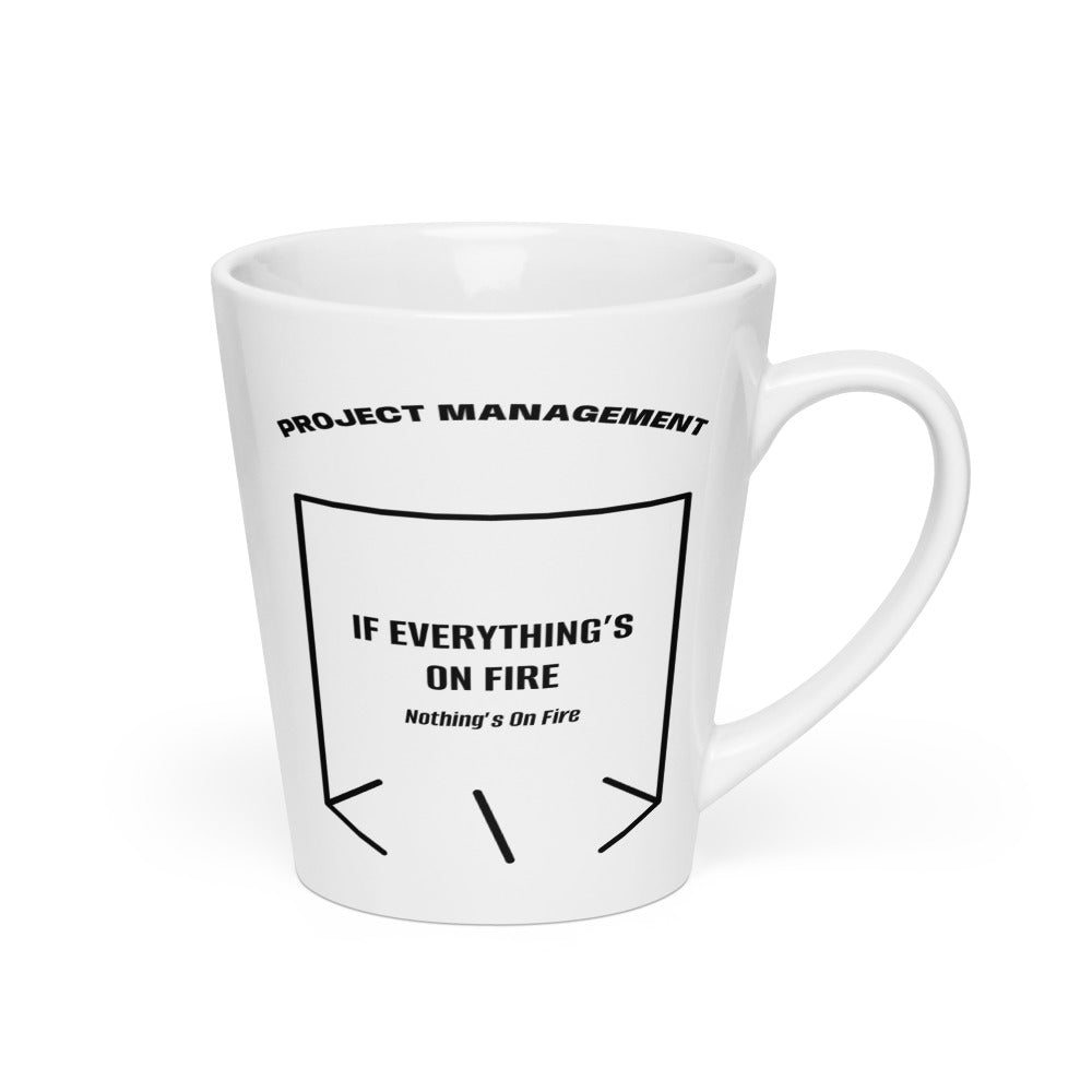 If Everything’s On Fire — White Black back mockup (12 oz)