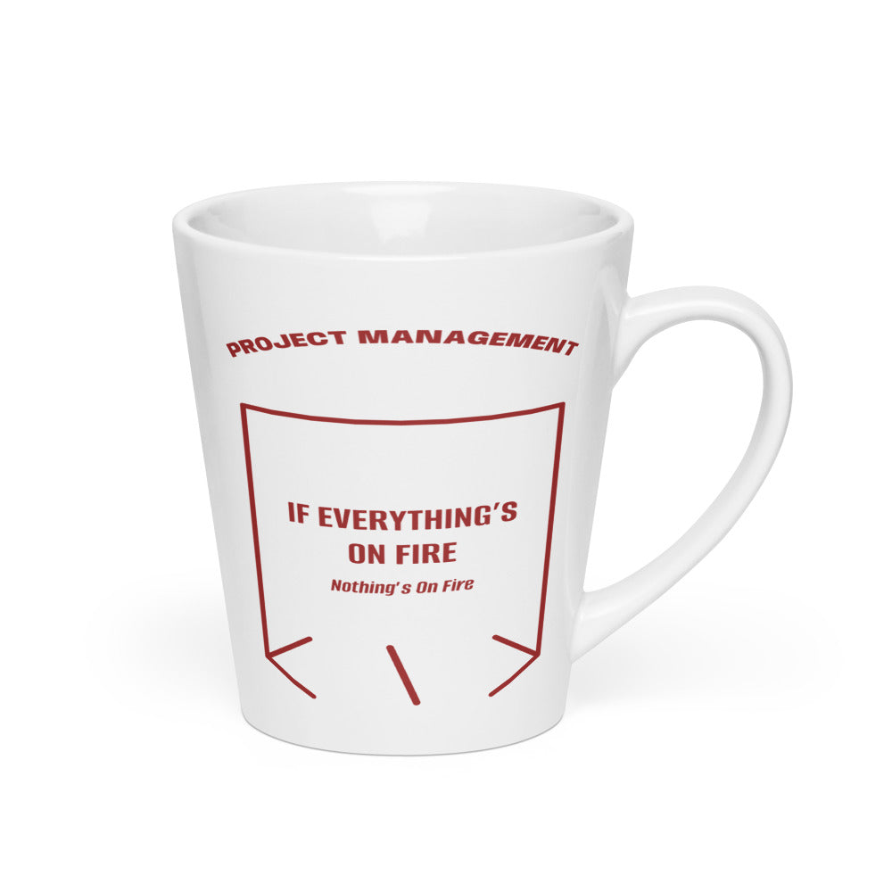 If Everything’s On Fire — White Brown back mockup (12 oz)