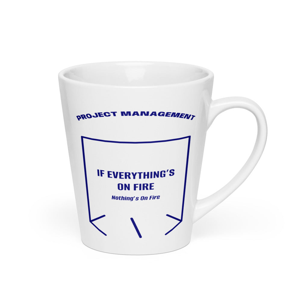 If Everything’s On Fire — White Navy back mockup (12 oz)