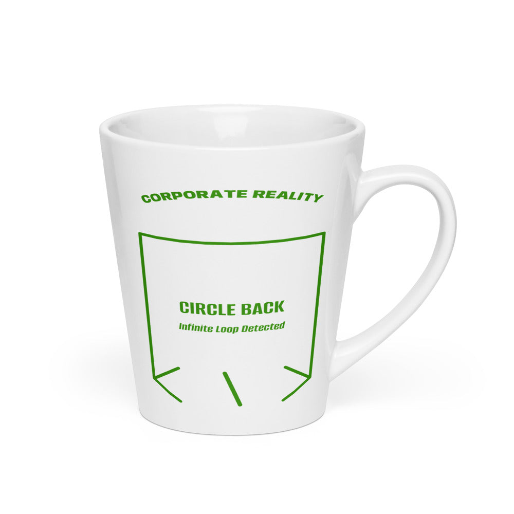 Circle Back — White Green back mockup (12 oz)