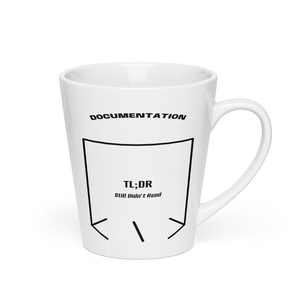 TL;DR — White Black back mockup (12 oz)