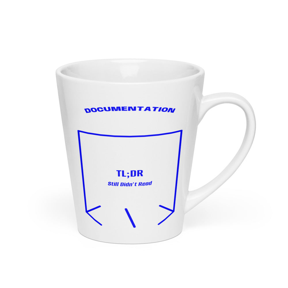 TL;DR — White Blue back mockup (12 oz)