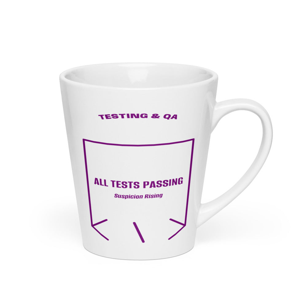 All Tests Passing — White Purple back mockup (12 oz)