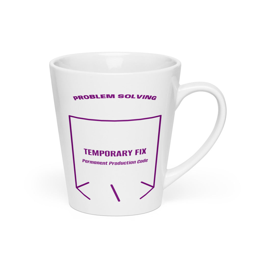 Temporary Fix — White Purple back mockup (12 oz)