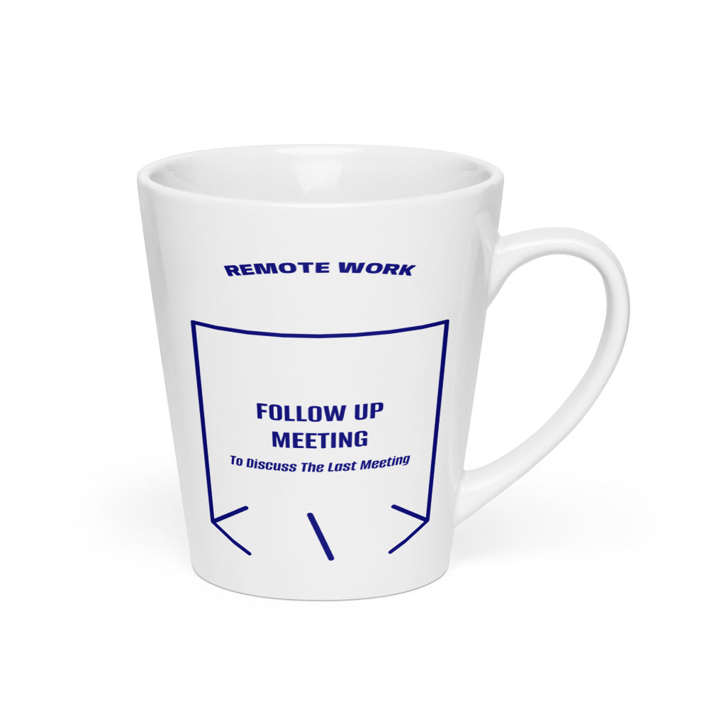 Follow Up Meeting — White Navy back mockup (12 oz)
