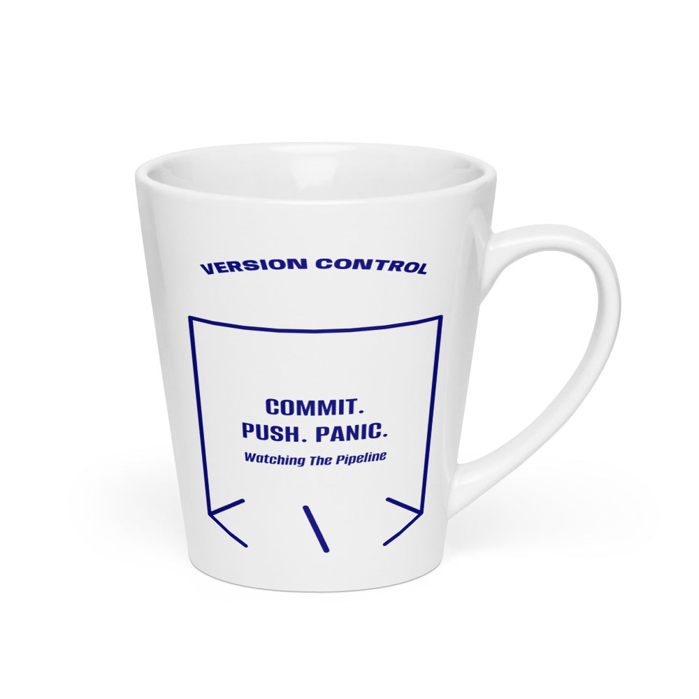 Commit. Push. Panic. — secondary back mockup