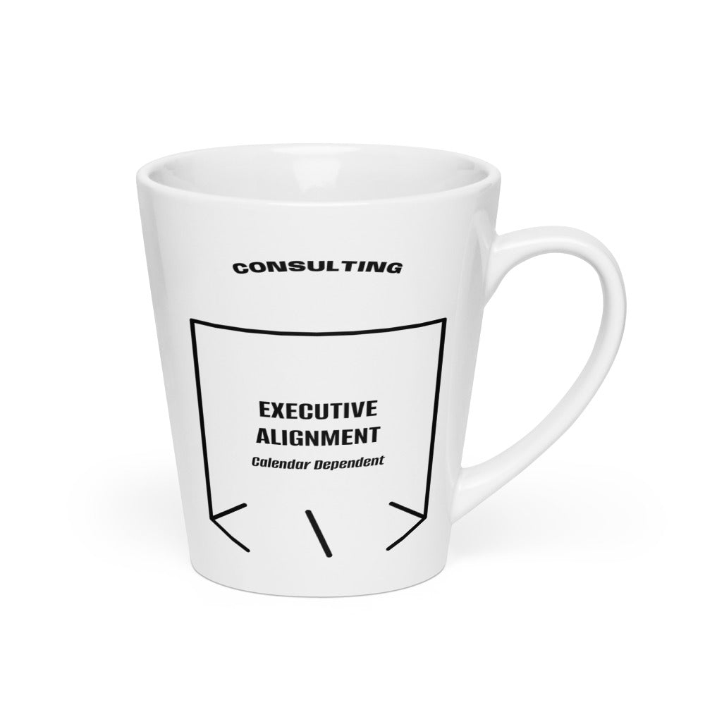Executive Alignment — White Black back mockup (12 oz)