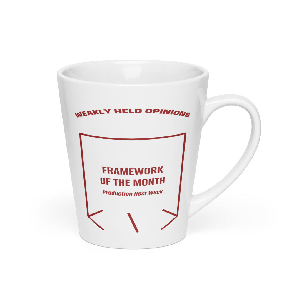 Framework Of The Month — White Brown back mockup (12 oz)