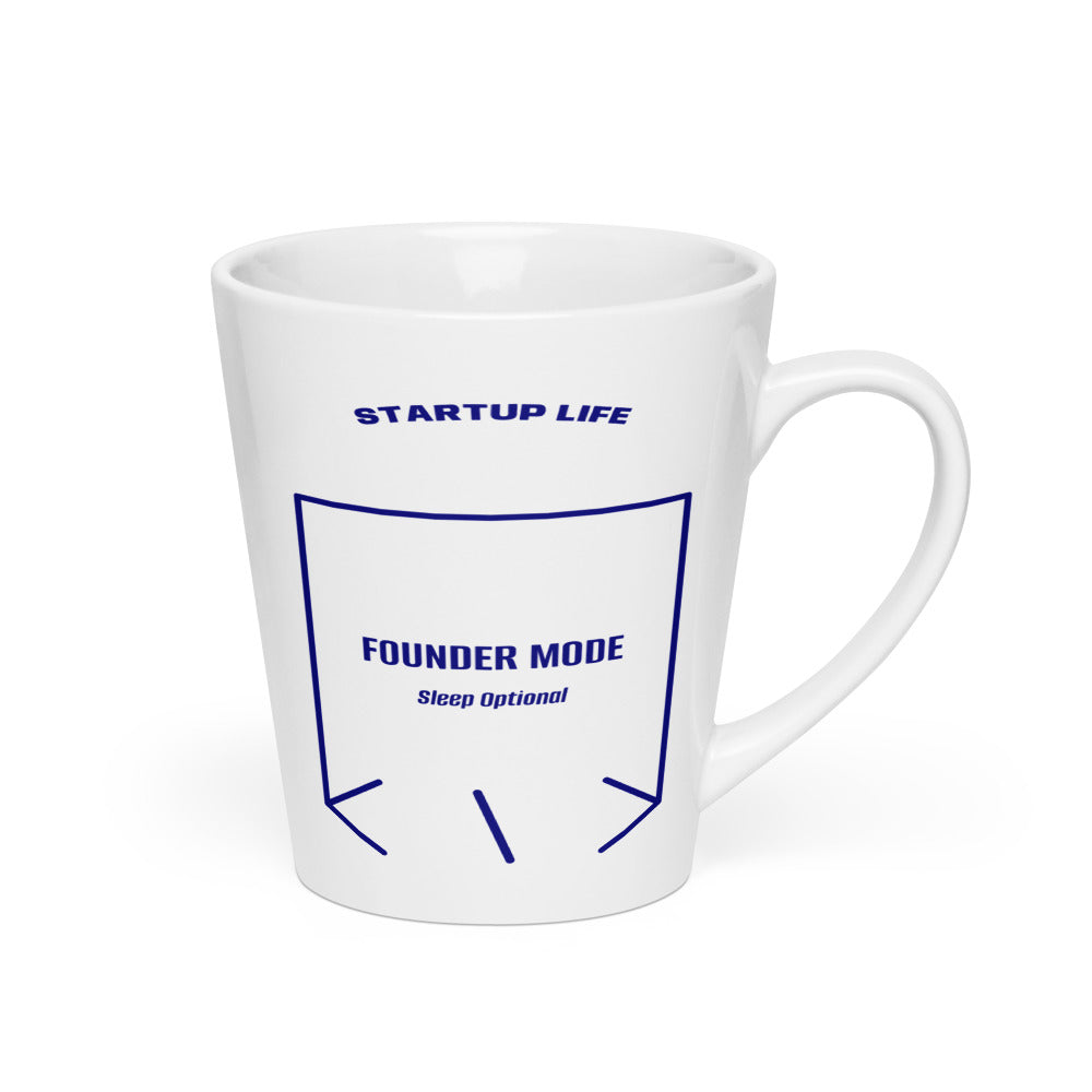 Founder Mode — White Navy back mockup (12 oz)